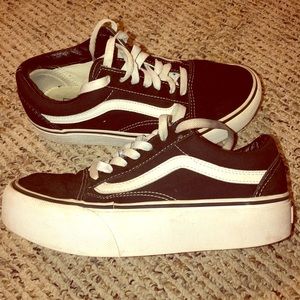 Vans Platform Lace Up Shoes